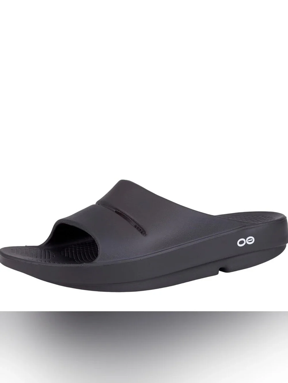 OOFOS OOahh Recovery Slide - Women’s and Men’s- Black  Size -Men 5/Women's 7